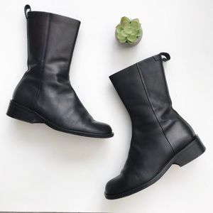 Calvin Klein calf boots